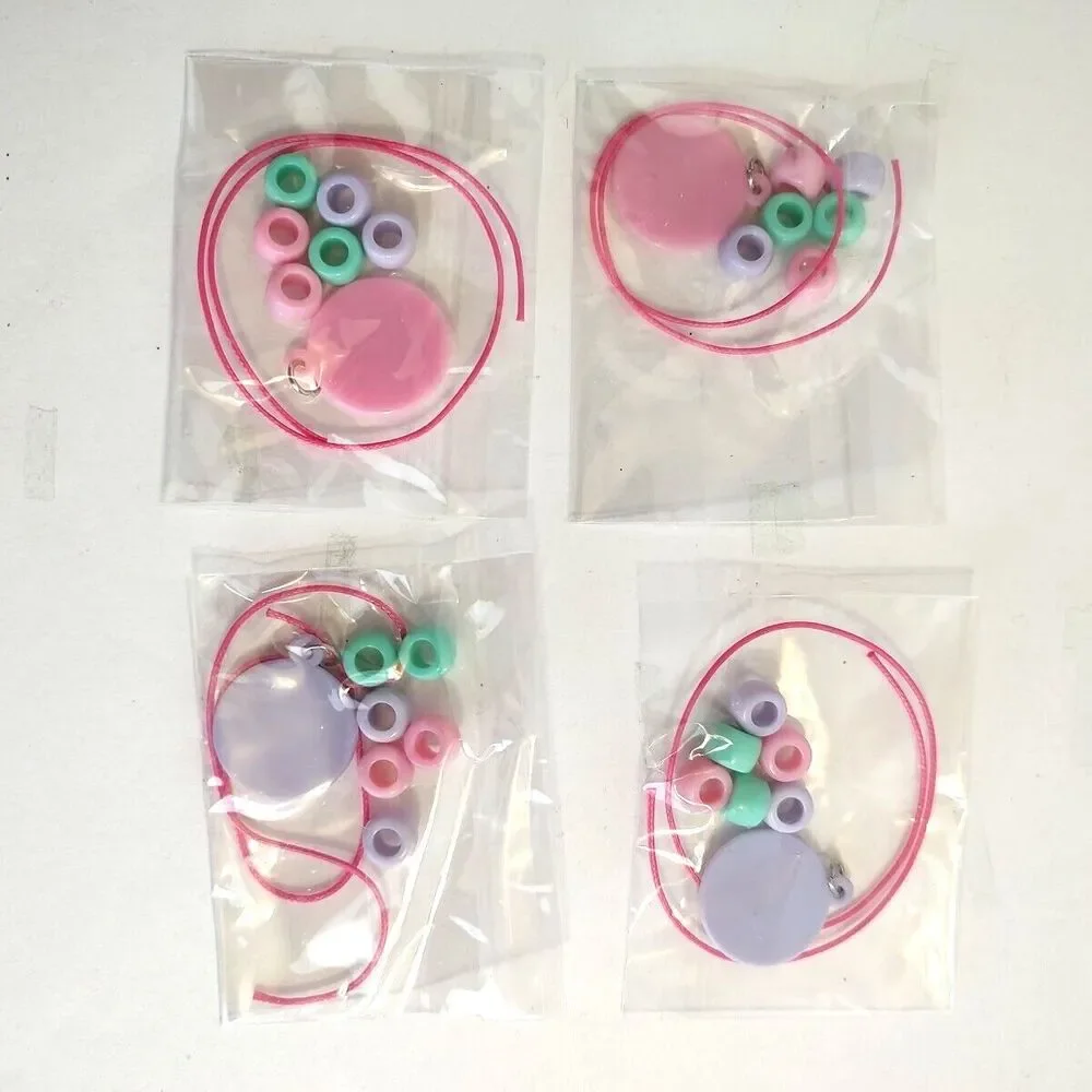 321 Party Favor 4 DIY Charm Bracelets Craft Kit Unicorn Rainbow Kids Girls Fun